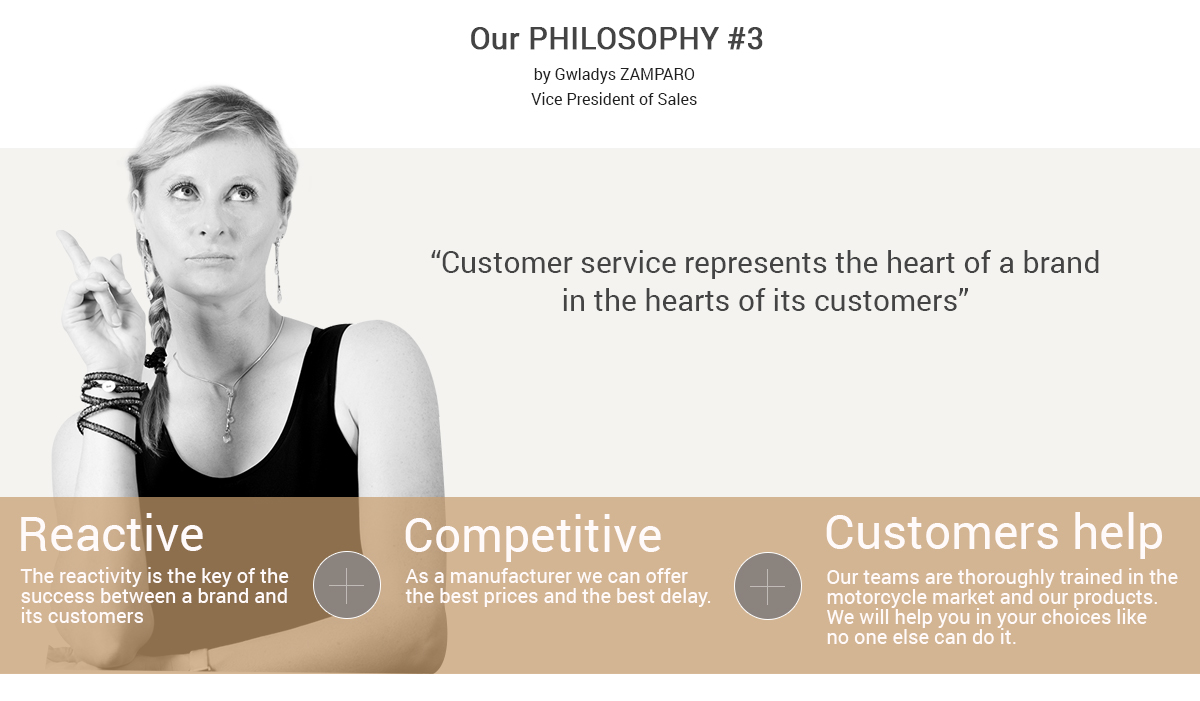 Gwladys introduce her philisophy of work